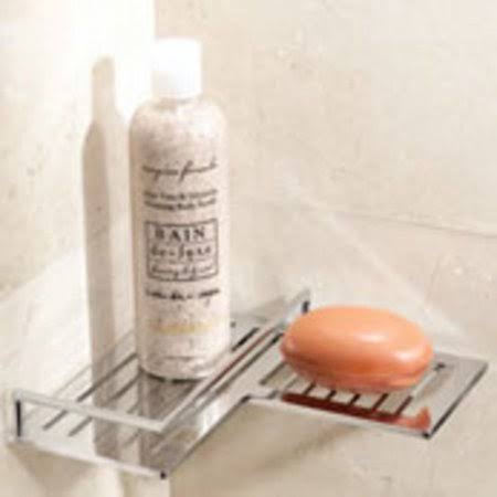 Satin Nickel Corner Shower Shelf W483771