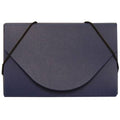 Navy Blue Plastic Business Card Holder Case, 100/Pack V252