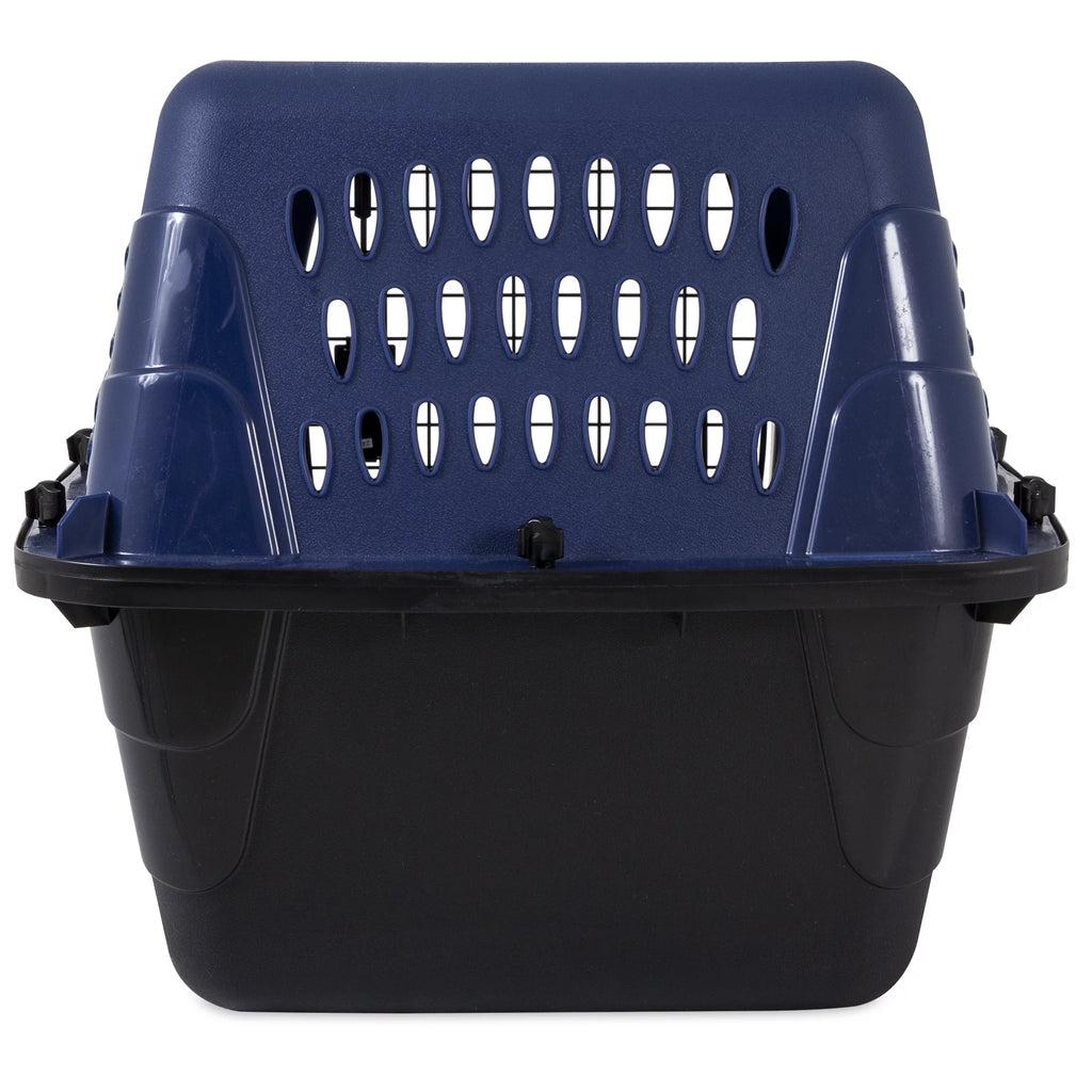Blue 24 2-Door Plastic Pet Carrier U903