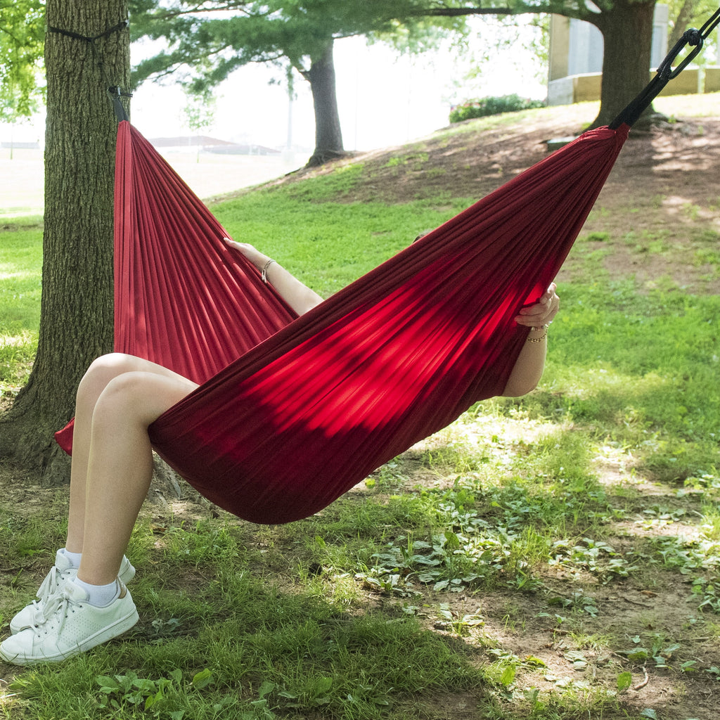 Recycled Brick Red 1 Person Hammock V7405