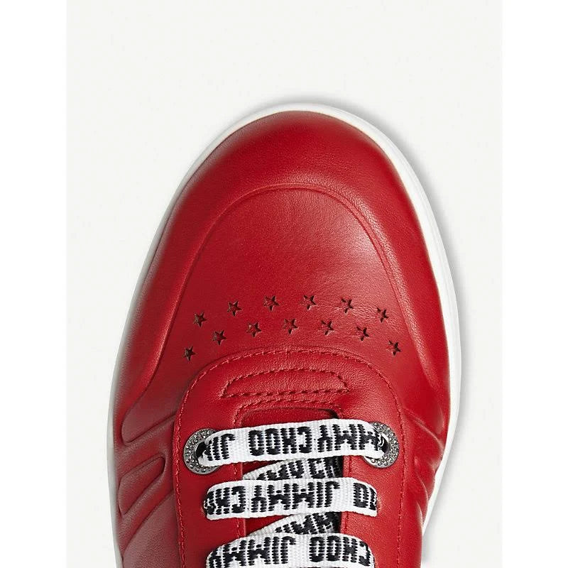 Leather Flatform Trainers V90874