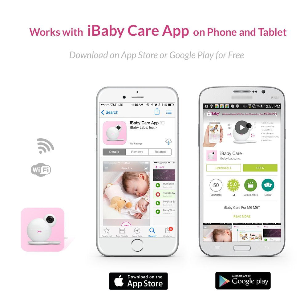 Wi-Fi Wireless Digital Baby Video Camera with Night Vision Q29783