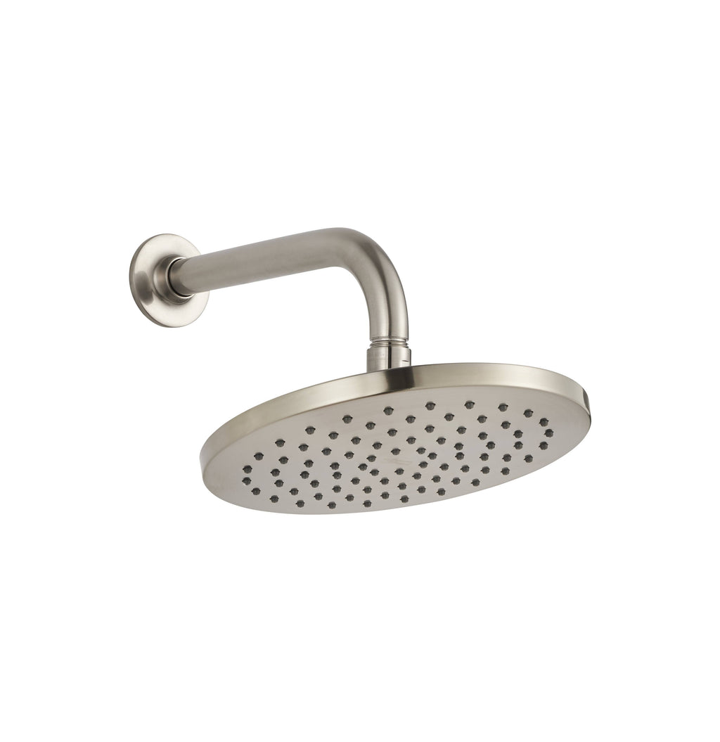 8 inch Rain Showerhead, Brushed Nickel A408