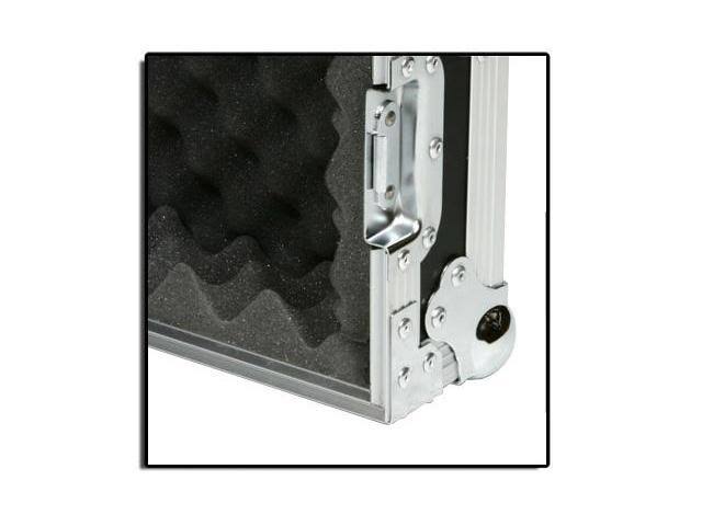 12 Space ATA Shock Mount Effects Rack Case with Casters P957