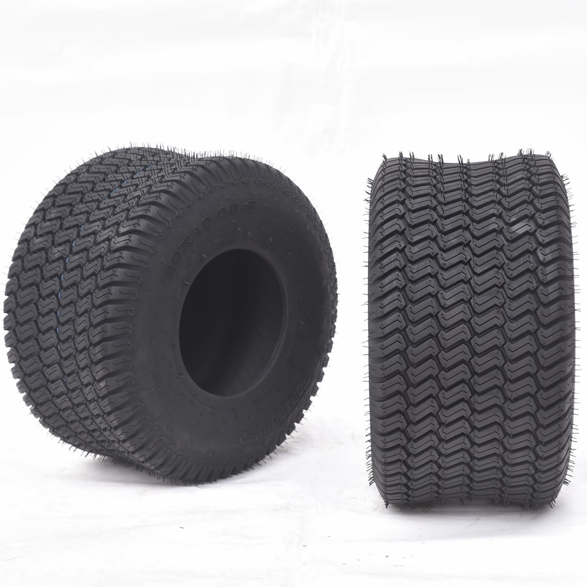 2 PCS 20x10-8 4PR Turf Saver Lawn Mower Tires C763645