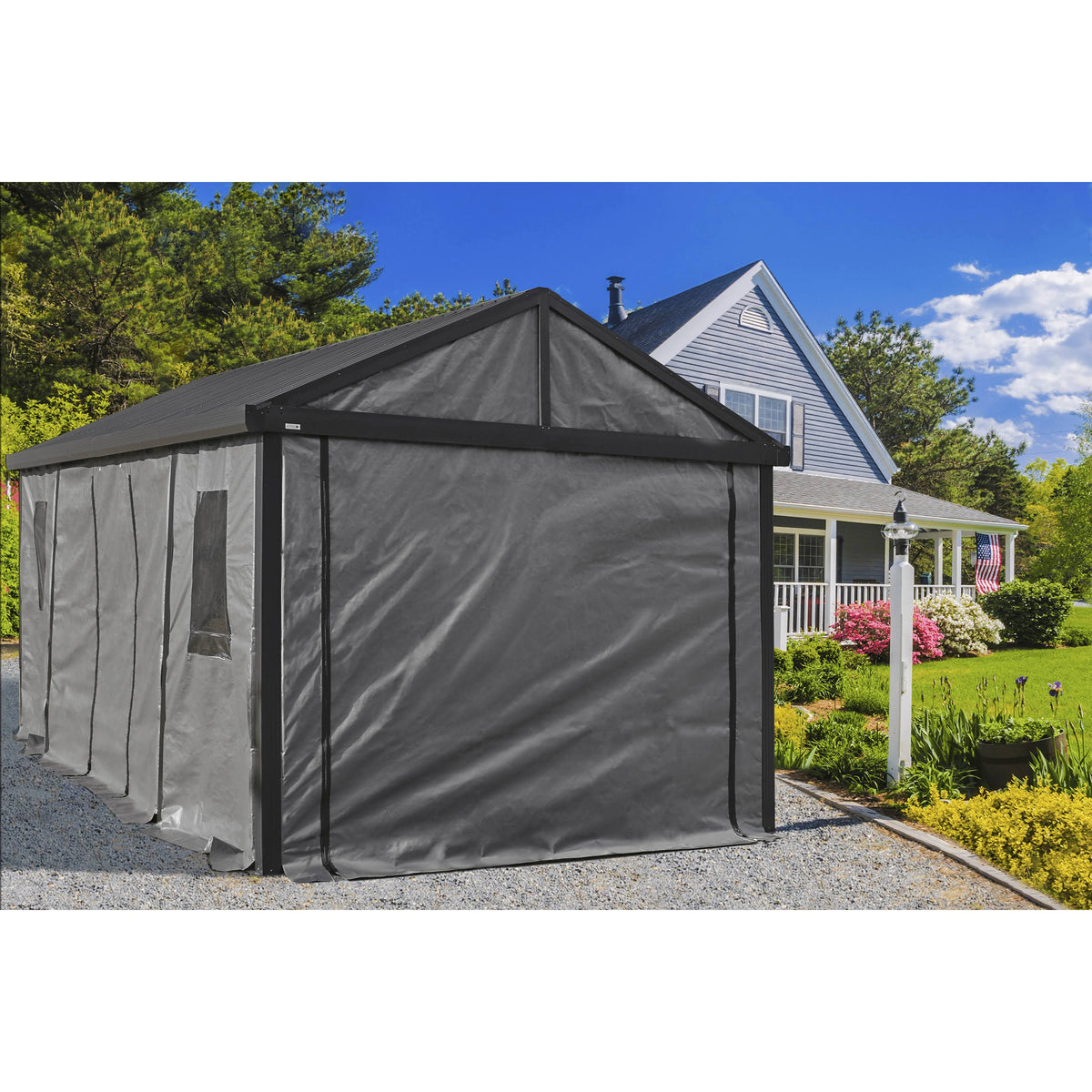 12 ft. x 20 ft. Carport Enclosure Kit N58311