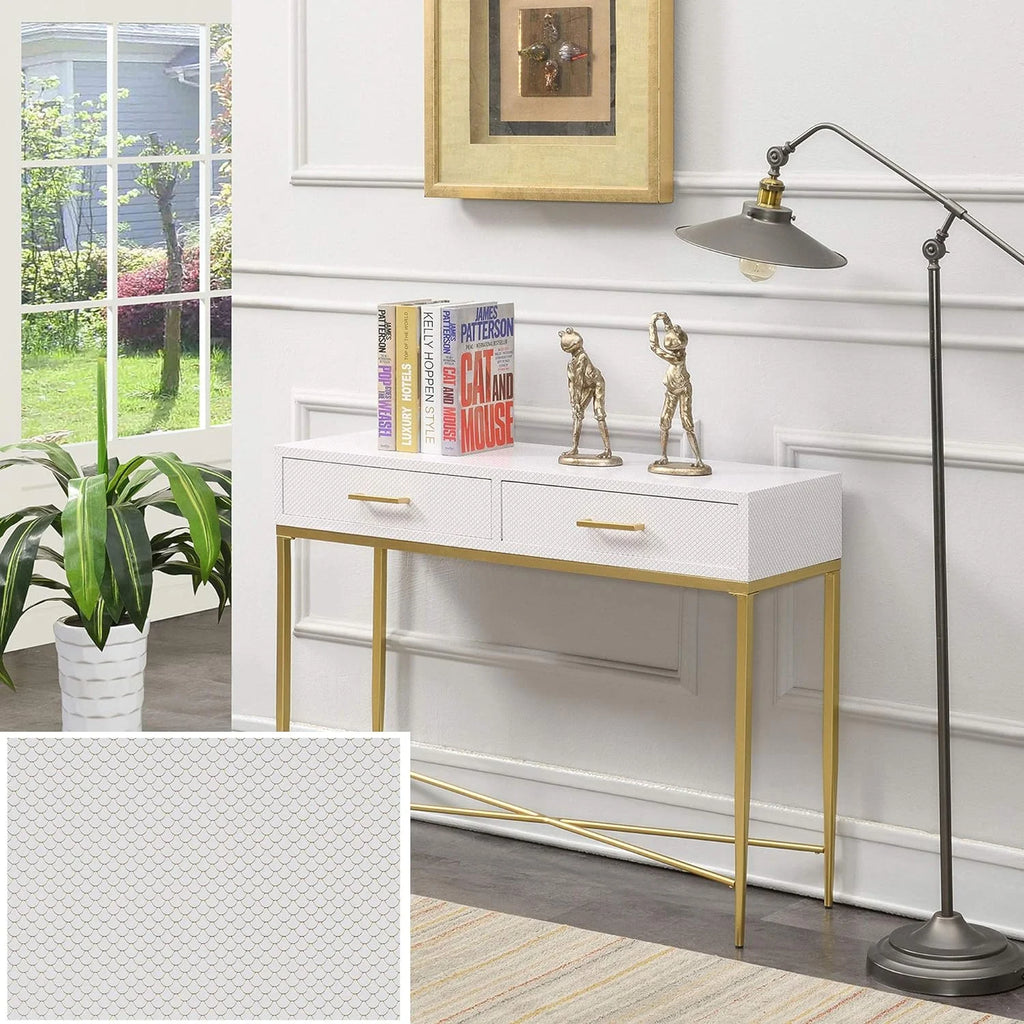 White Console Table S626593
