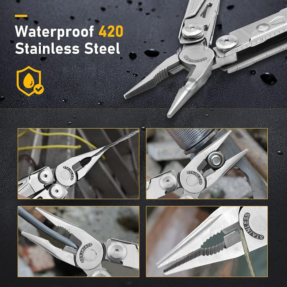 19-in-1 Stainless Steel Multitool P98578