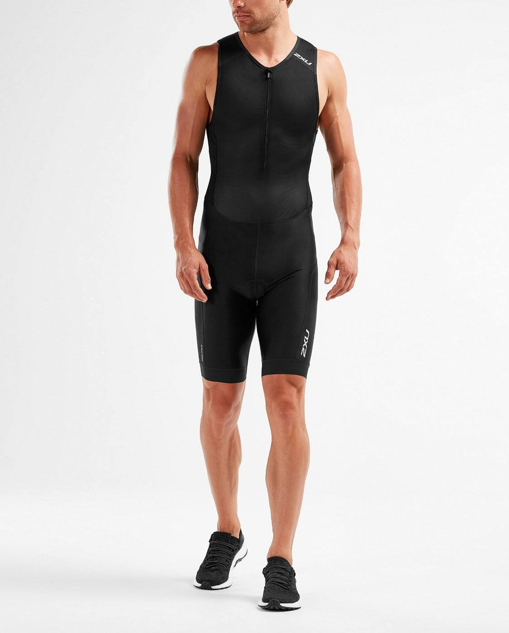 Black XL Front Zip Trisuit G569275