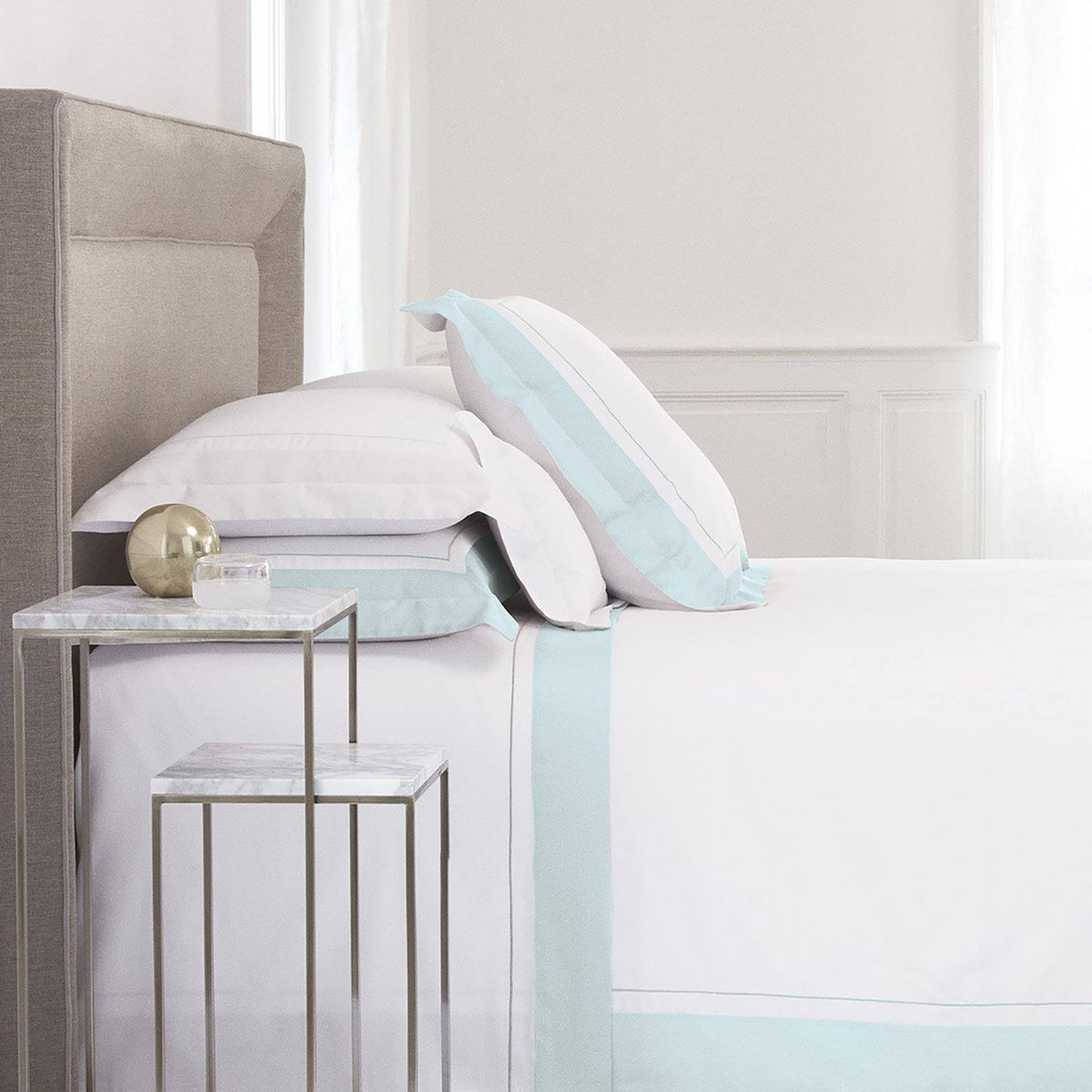 Aqua Sateen Sham T744040