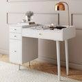 White 4 Drawer Vanity Dressing Table P3793