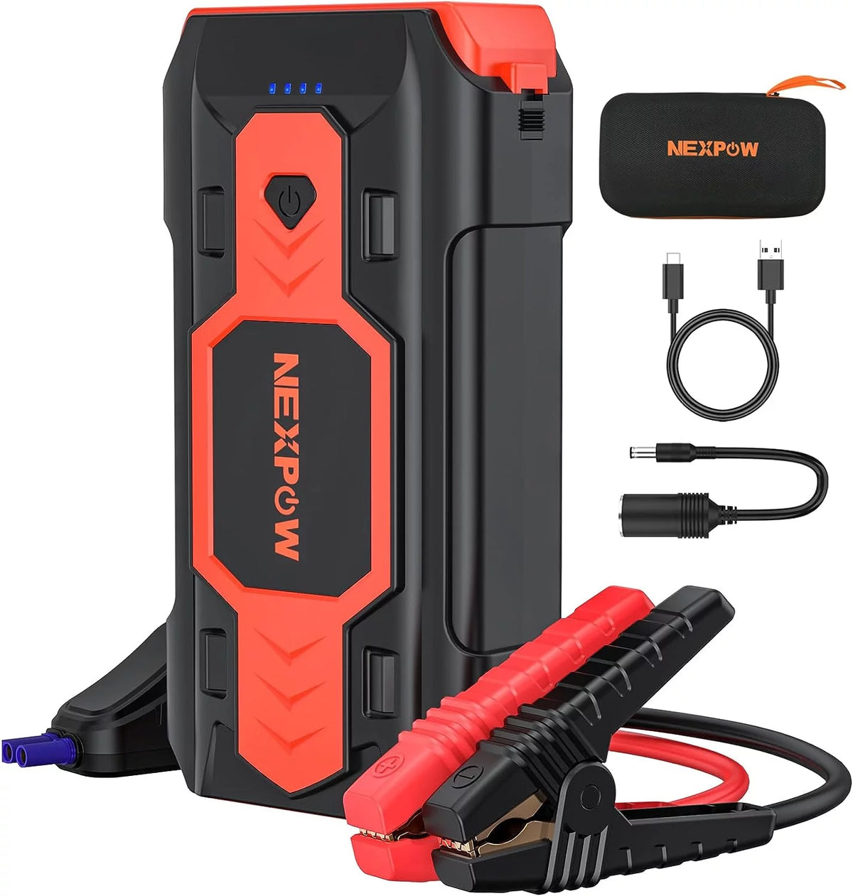 2500A 12V Battery Jump Starter with USB Quick Charge G192117