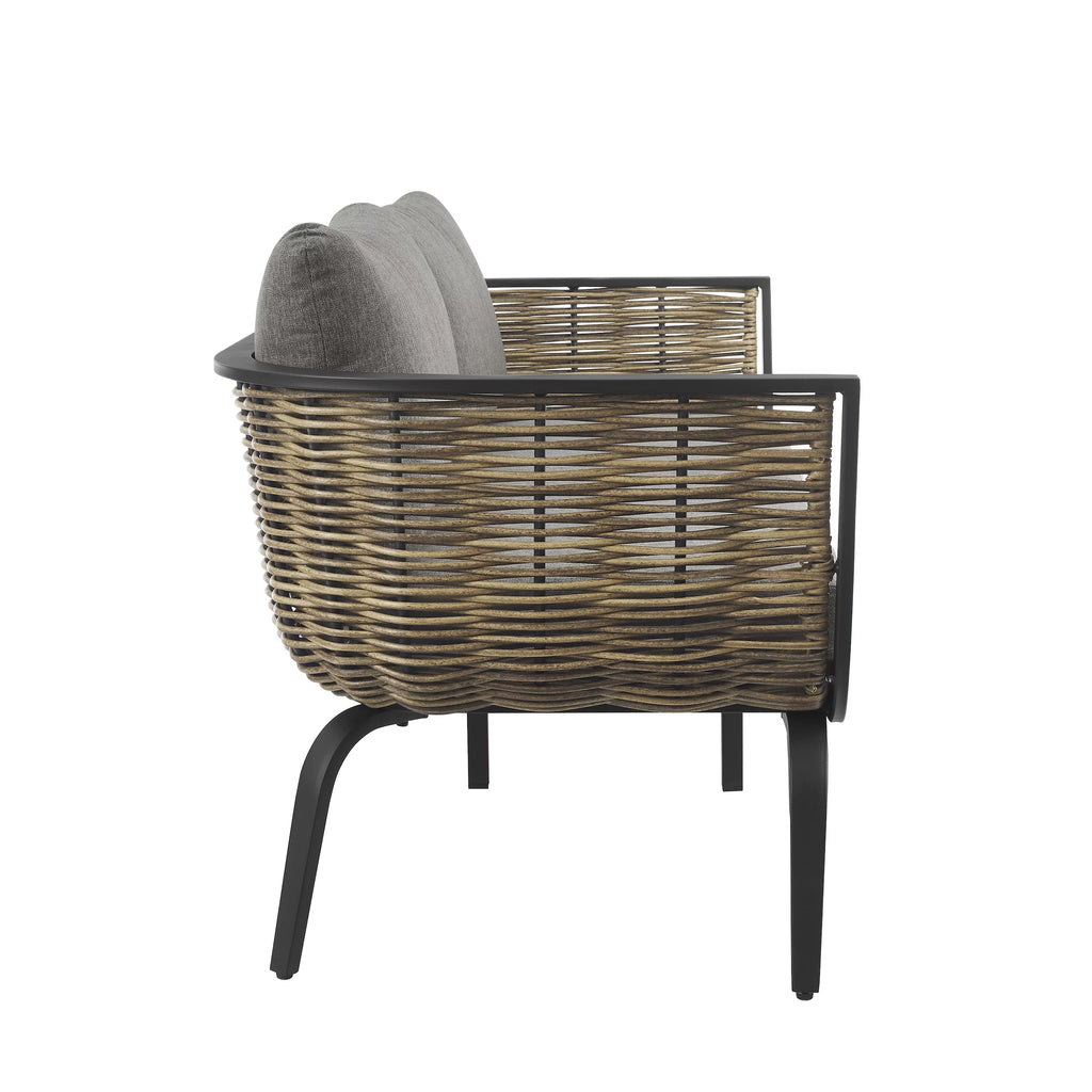 Black Outdoor Loveseat I71560
