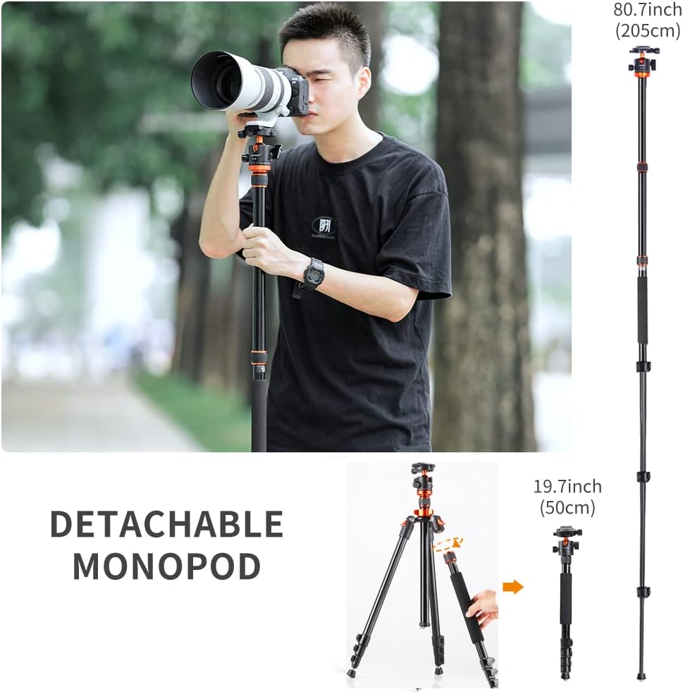 78 inch Aluminum Camera Tripod with 360 Degree Ball Head, Pack of 2 J895683