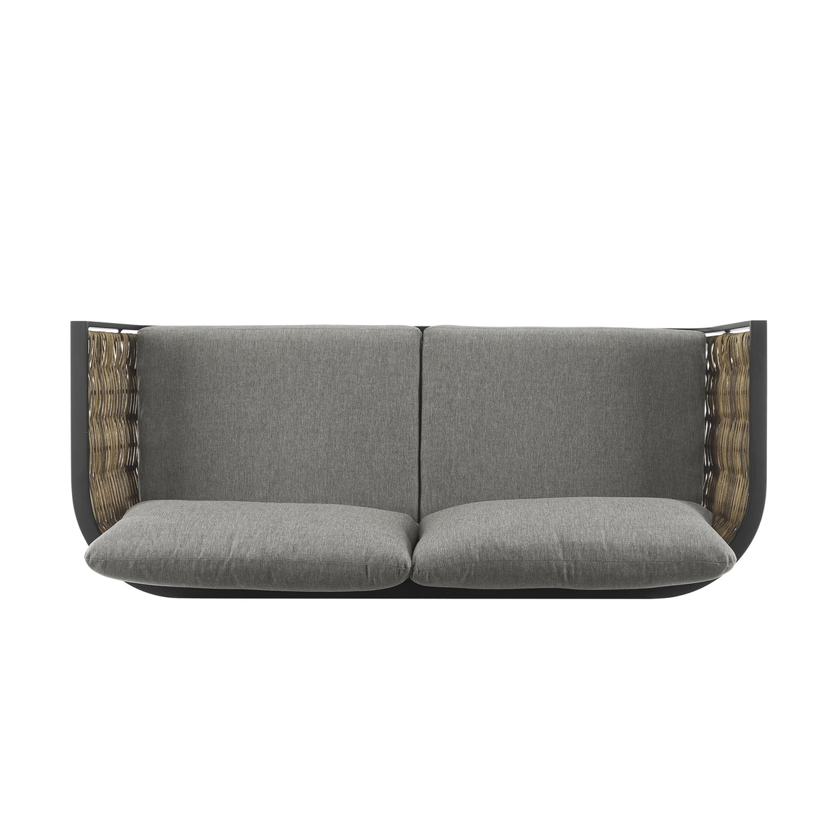Black Outdoor Loveseat I71560
