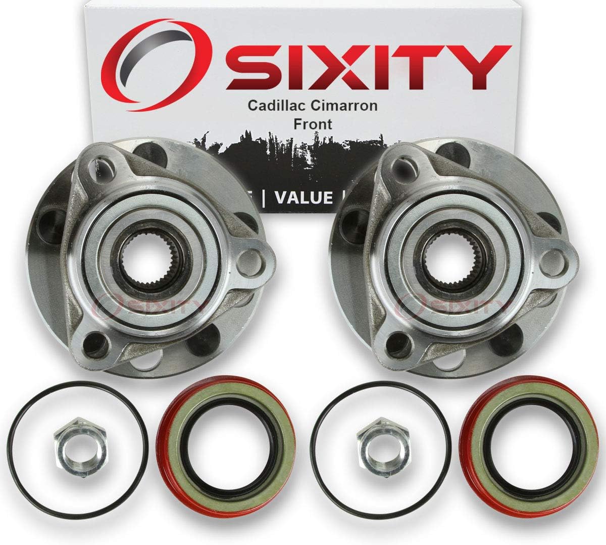 Front Wheel Bearing & Hub Assembly Pair E775933