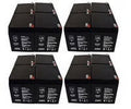 12V 12Ah Replacement Battery (16 Pack) B8049