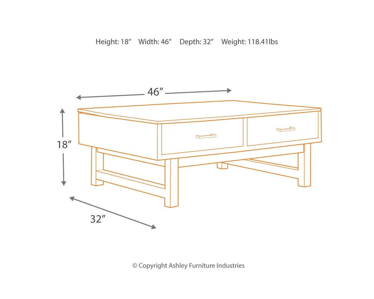 Lift Top Coffee Table Y132993