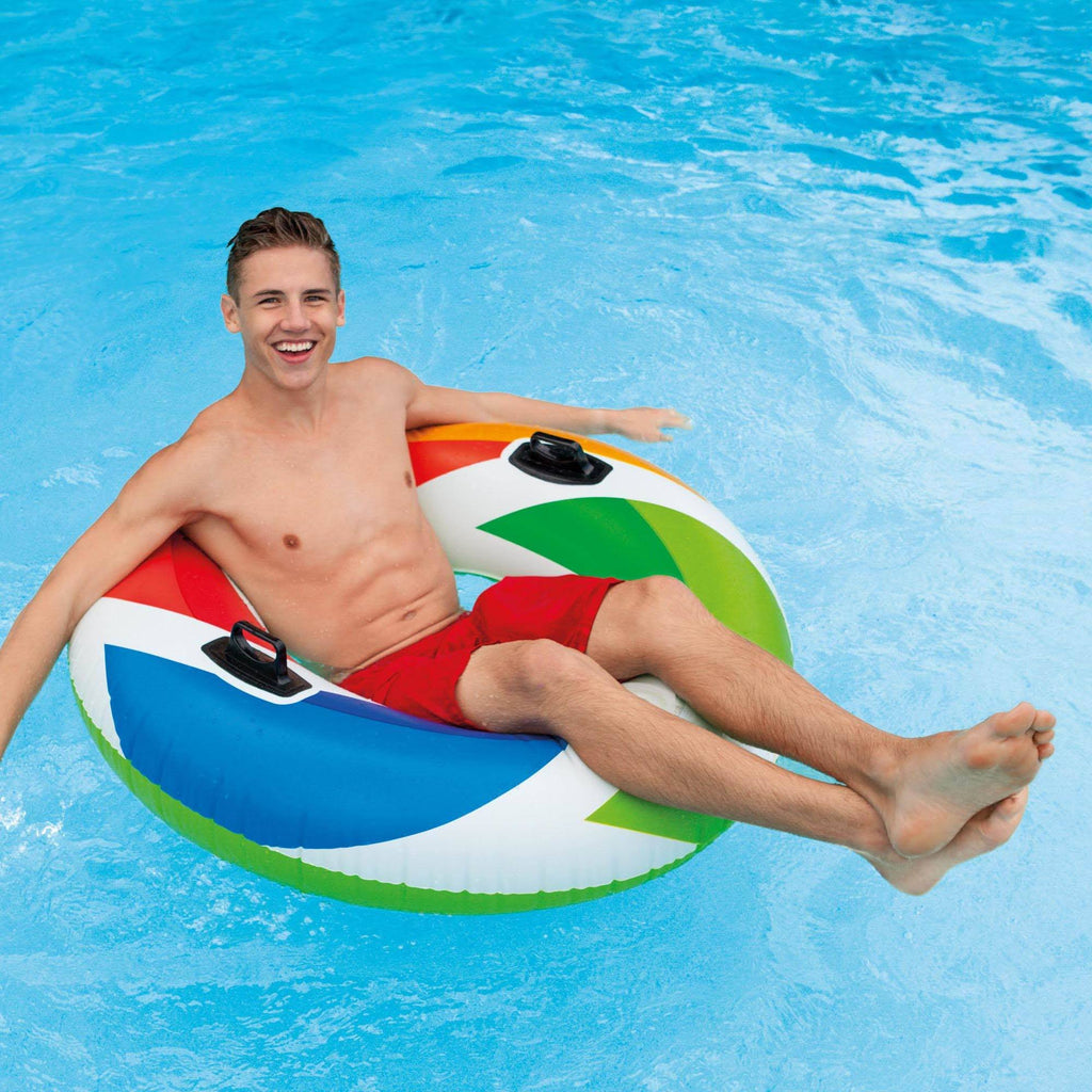 Inflatable Swimming Pool Raft with Handles (12 Pack) Y68651