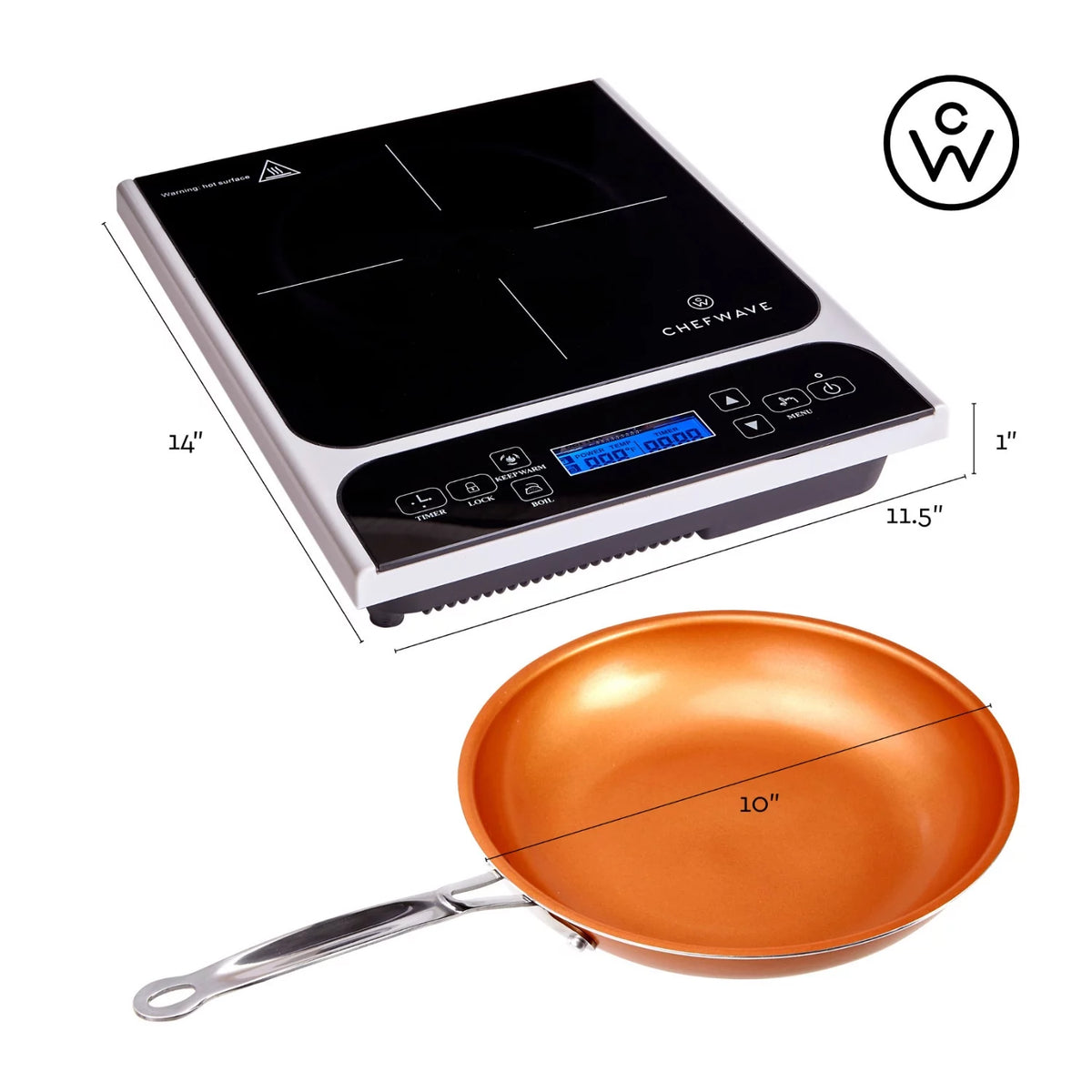 1800W Portable Induction Cooktop W203785