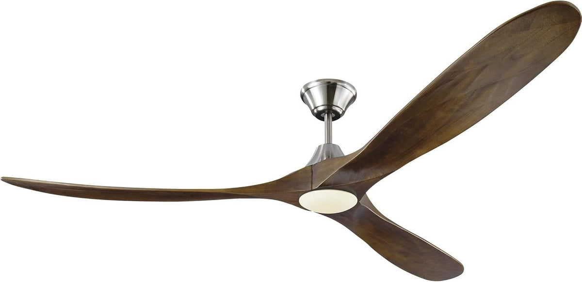 Matte Black 60 Ceiling Fan with LED Light and Remote Control X1343