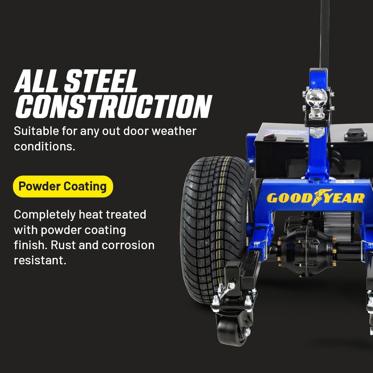Electric Trailer Dolly 7500lbs Max Trailer Weight All-Terrain Wheels M223160