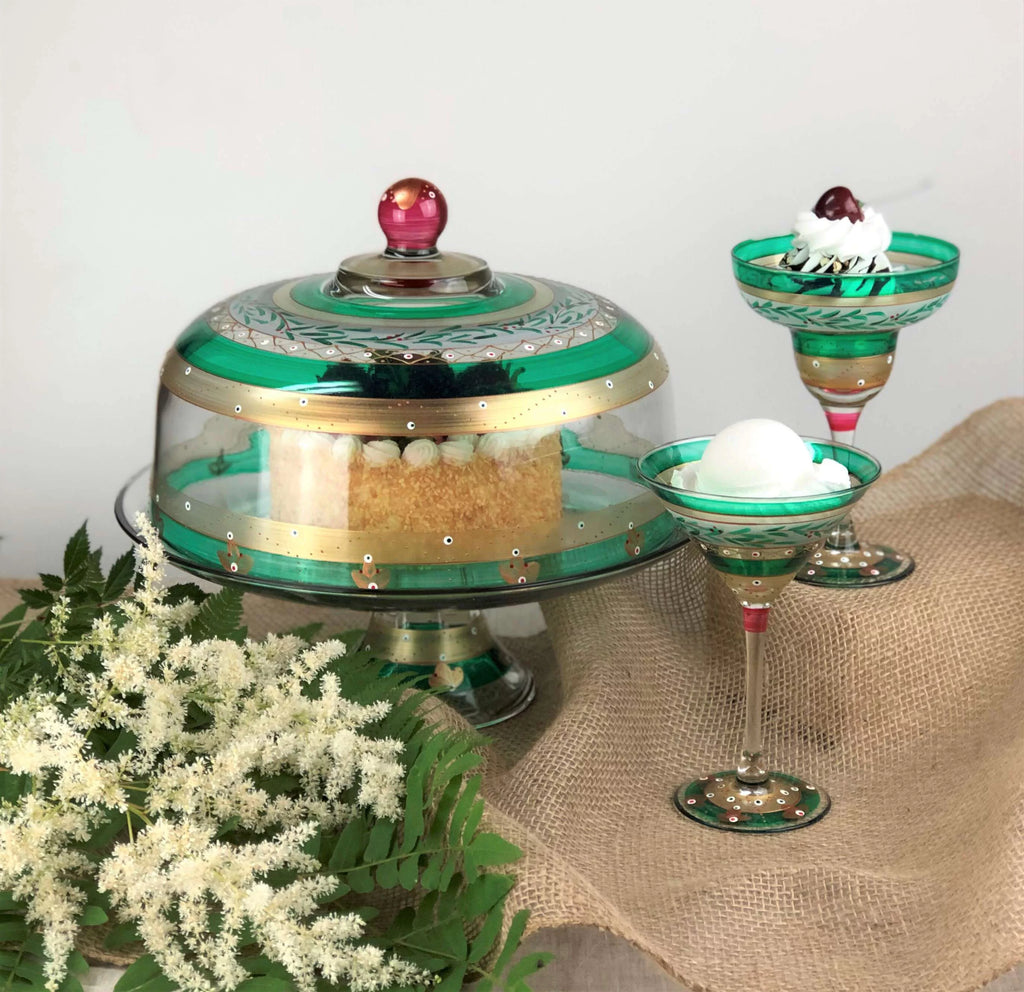 Hand Painted Margarita Glasses Set of 2 G477608