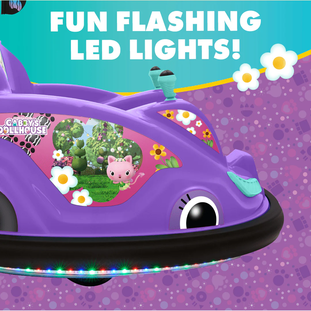 6 Volts Battery Powered Bumper Car with LED Lights and Charger A36444