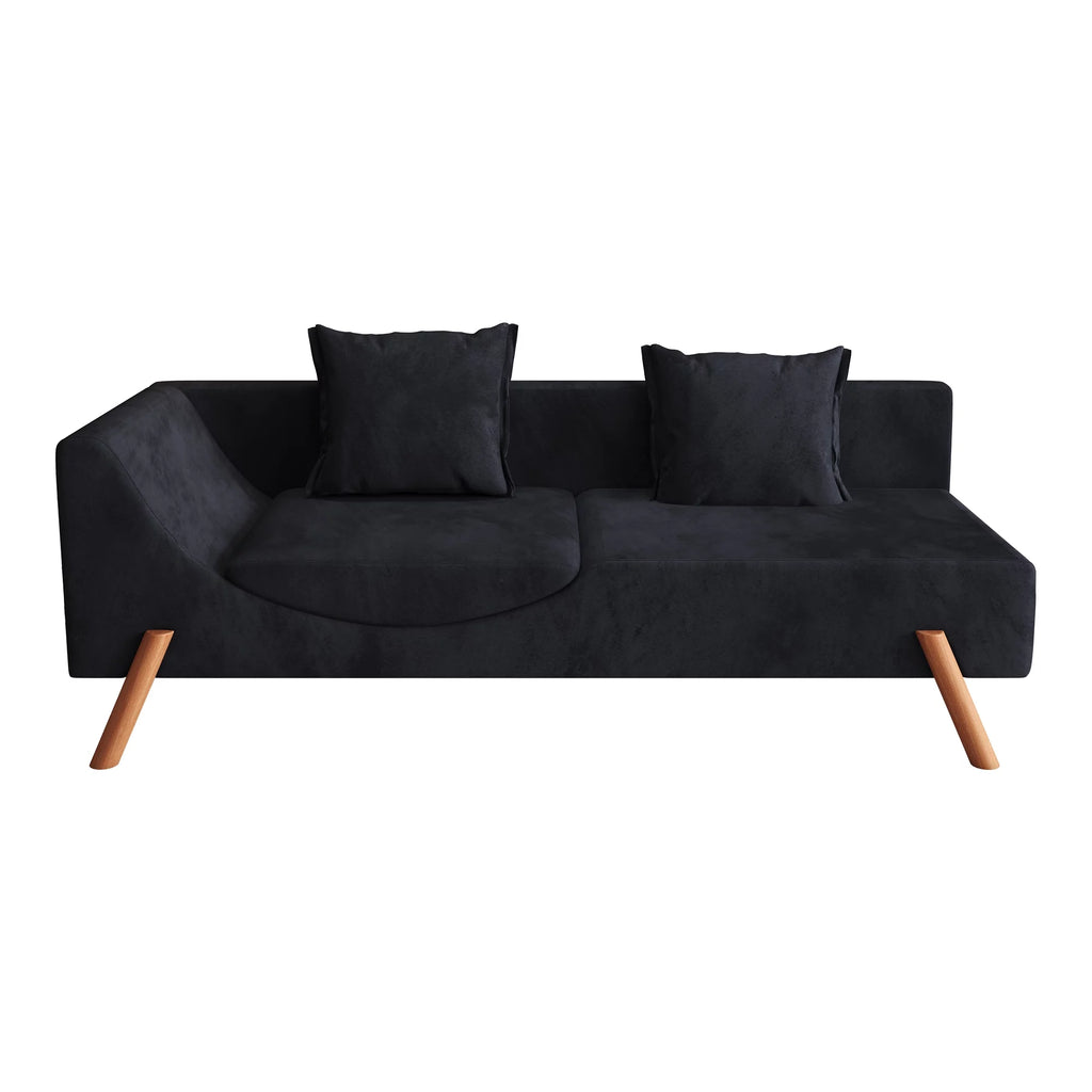 Convertible Multifunctional Chaise Longue Loveseat Sofa P486