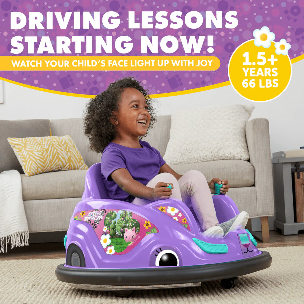6 Volts Battery Powered Bumper Car with LED Lights and Charger A36444