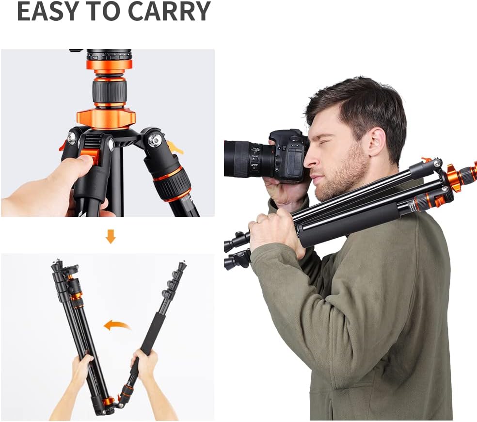78 inch Aluminum Camera Tripod with 360 Degree Ball Head, Pack of 2 J895683