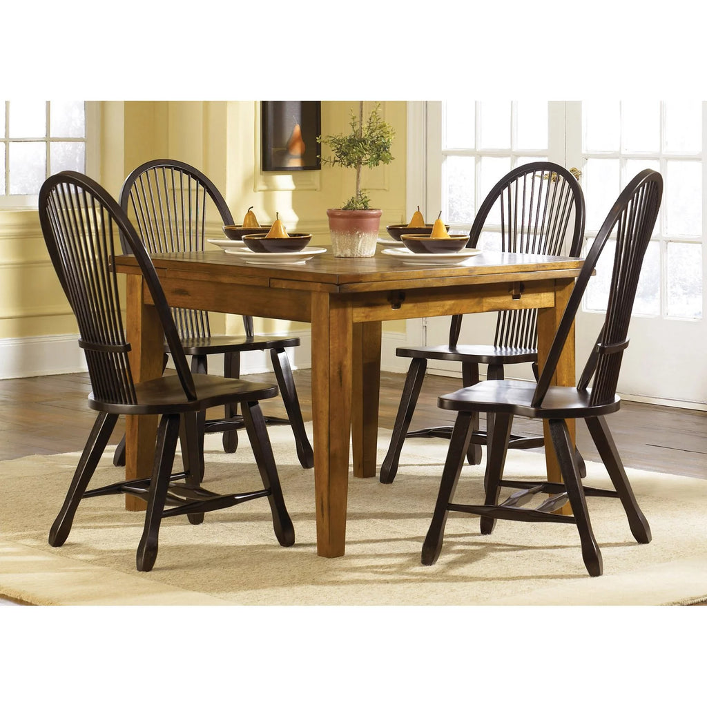 Rustic Oak Dining Table F68575