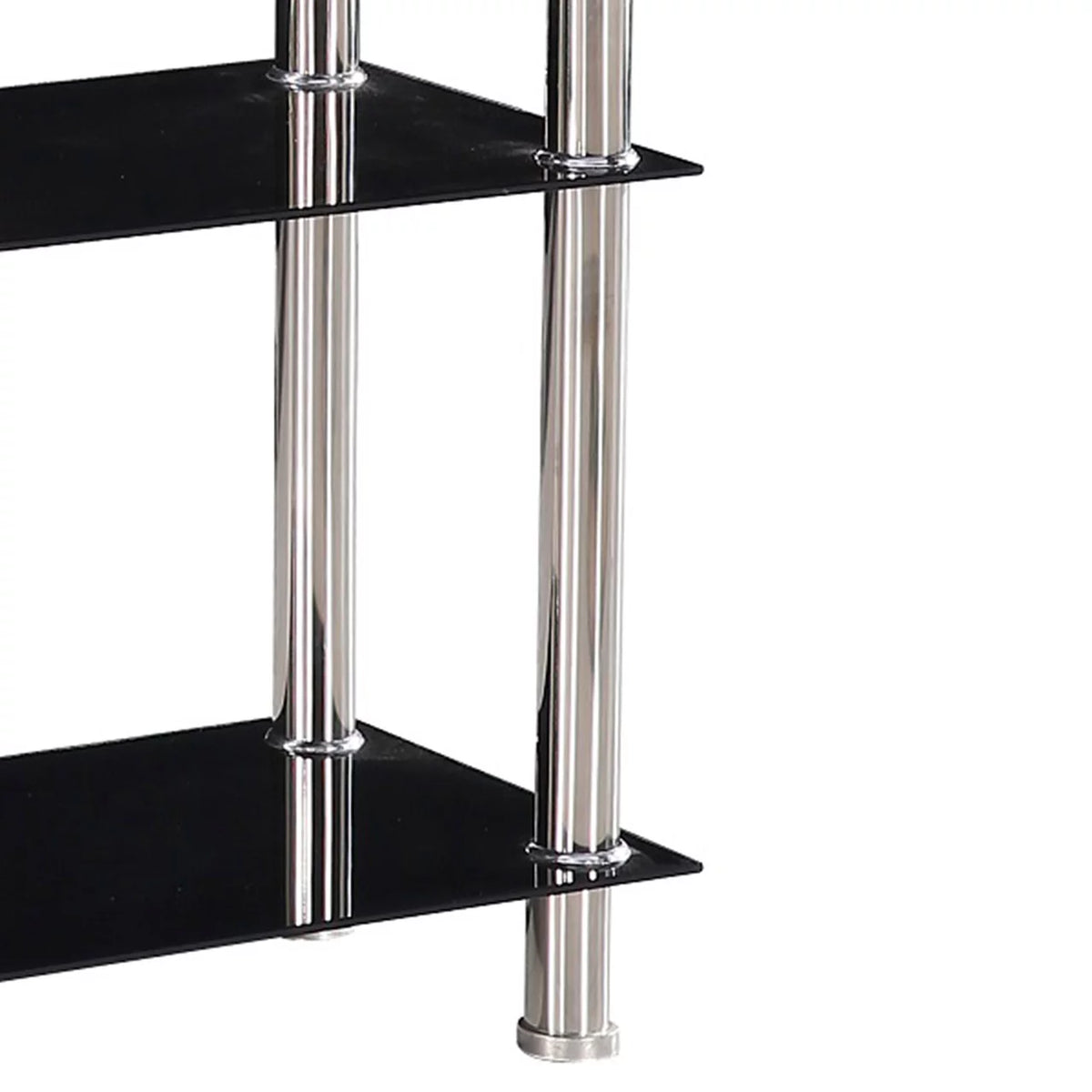 Glass 4 Tier Shelves Bookcase P771