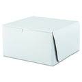 White 10W x 10D x 5 1/2H Bakery Boxes 100/Carton E91680