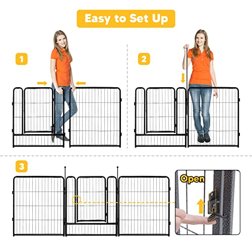 40" Height 16 Panels Dog Playpen F86004