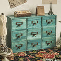 Traditional Solid Wood Small Chinese Medicine Cabinet Apothecary Drawer Dresser I463