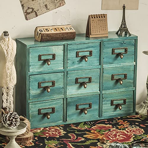 Traditional Solid Wood Small Chinese Medicine Cabinet Apothecary Drawer Dresser I463