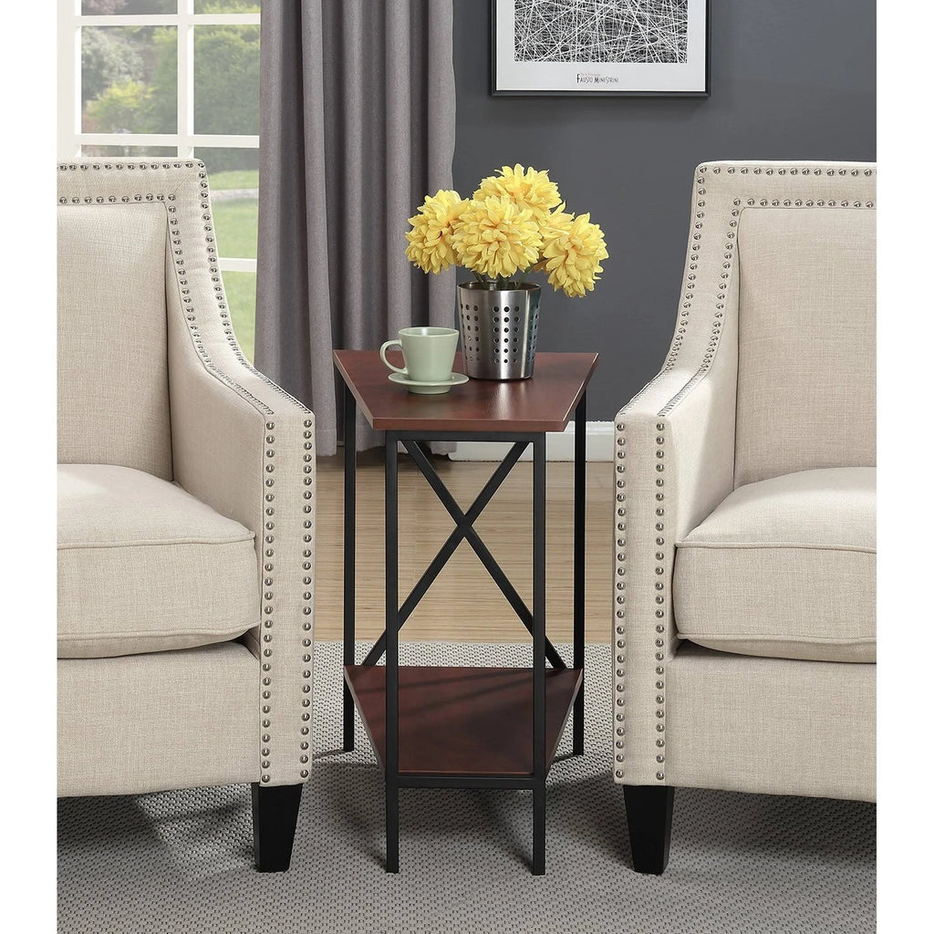 Weathered Grey Wedge End Table K379954
