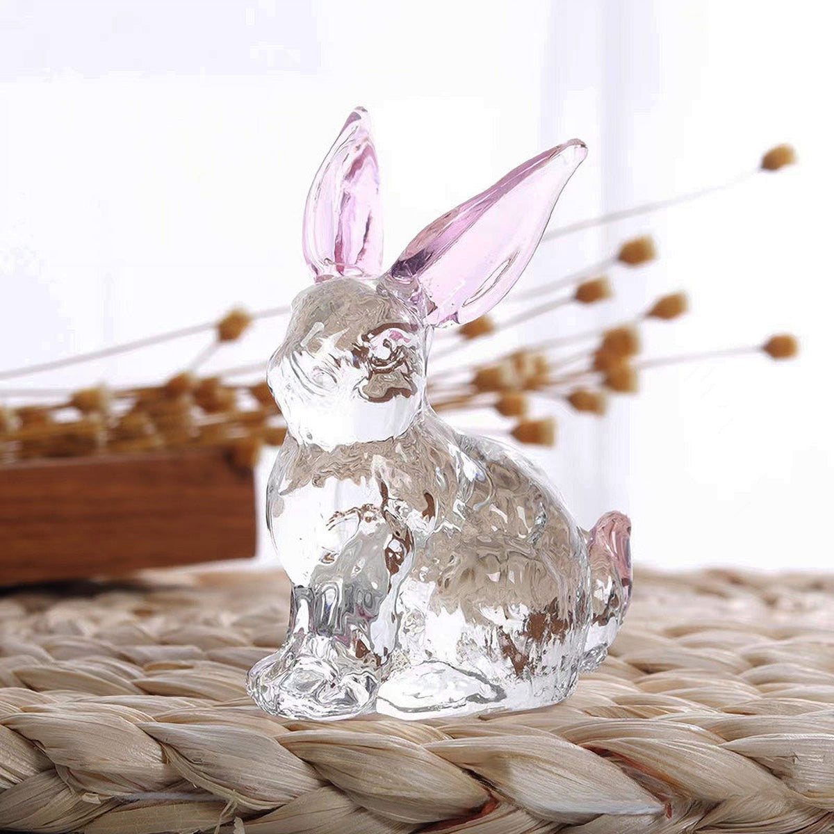 Blue Crystal Rabbit Figurine Ornament U178041