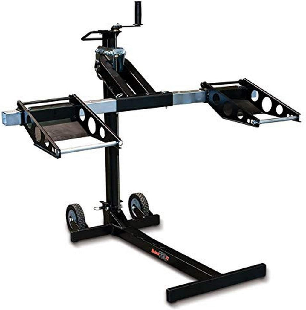 Riding Lawn Mower Lift, 750lb Capacity, Black X48981