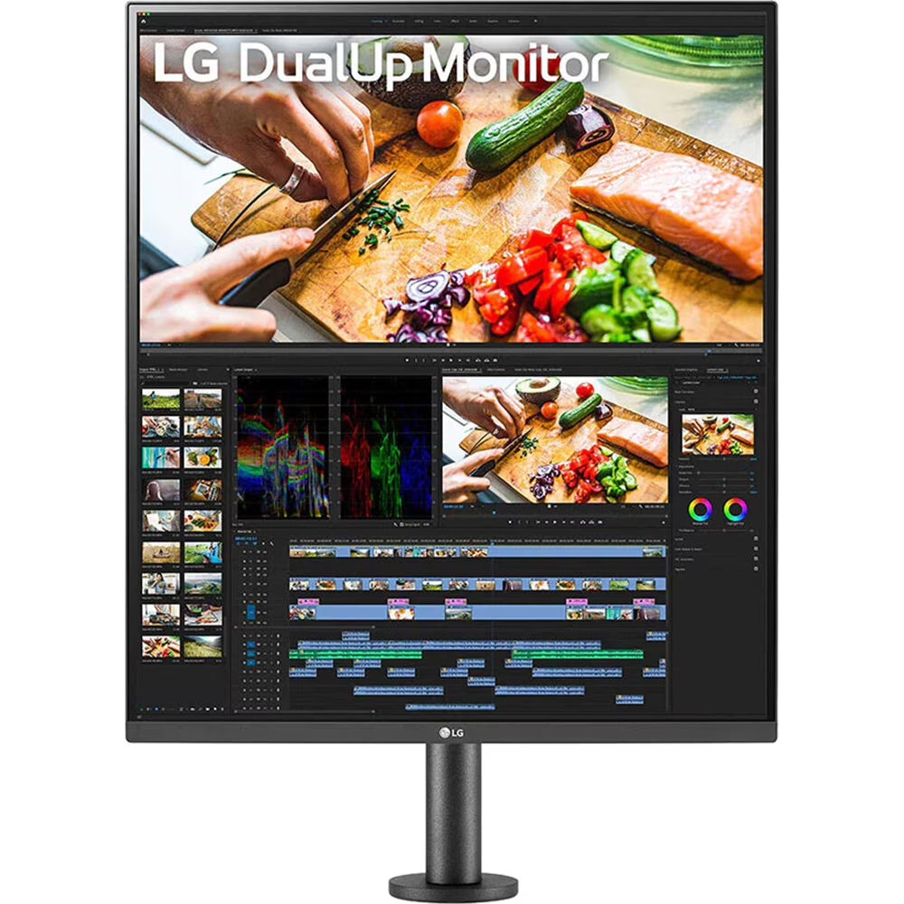 28-Inch SDQHD Nano IPS DualUp Monitor with Ergo Stand, Black L484