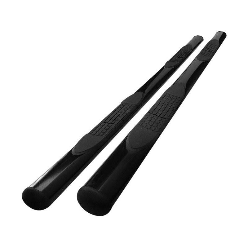 Black Oval Running Boards Nerf Side Step Bars F5533