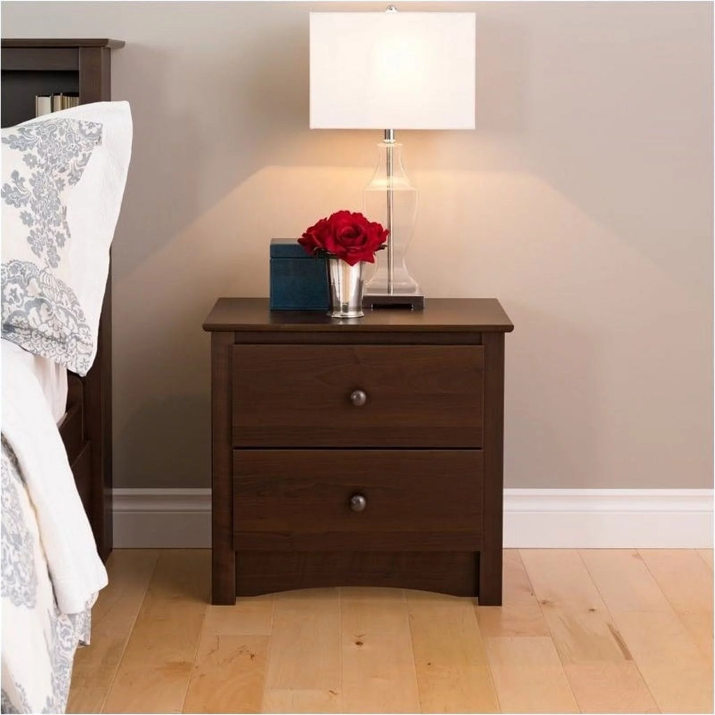 3-Piece Set with 2 Night Tables and 6 Drawer Dresser in Espresso U357
