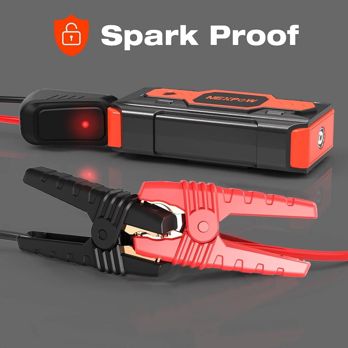 2500A 12V Battery Jump Starter with USB Quick Charge G192117