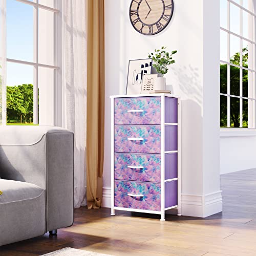Fabric Dresser with 4 Drawers E740685