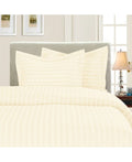 Beige 3 PC Wrinkle-Free Duvet Cover Set Q179