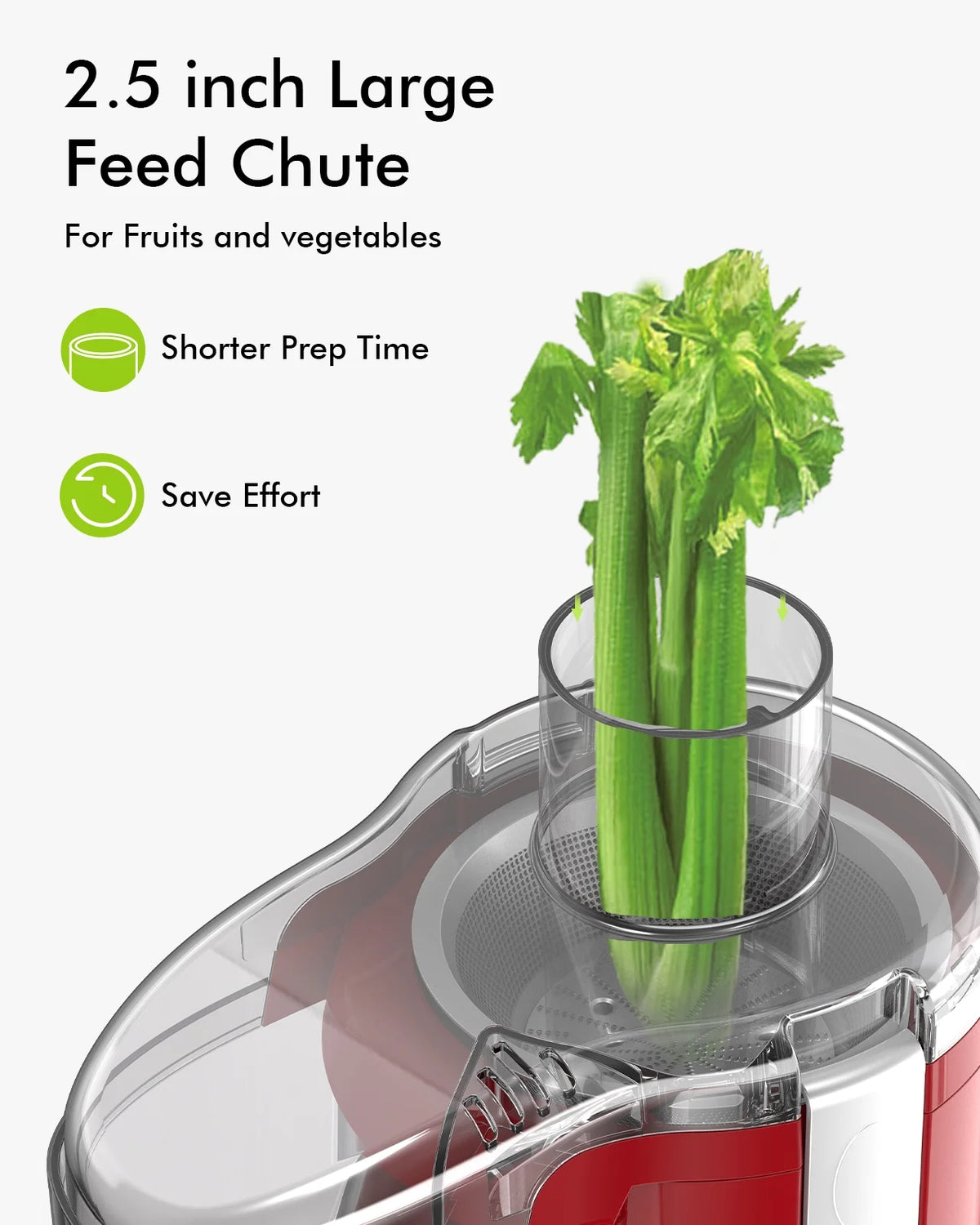 Red 3 Speed Juicer Machine E230