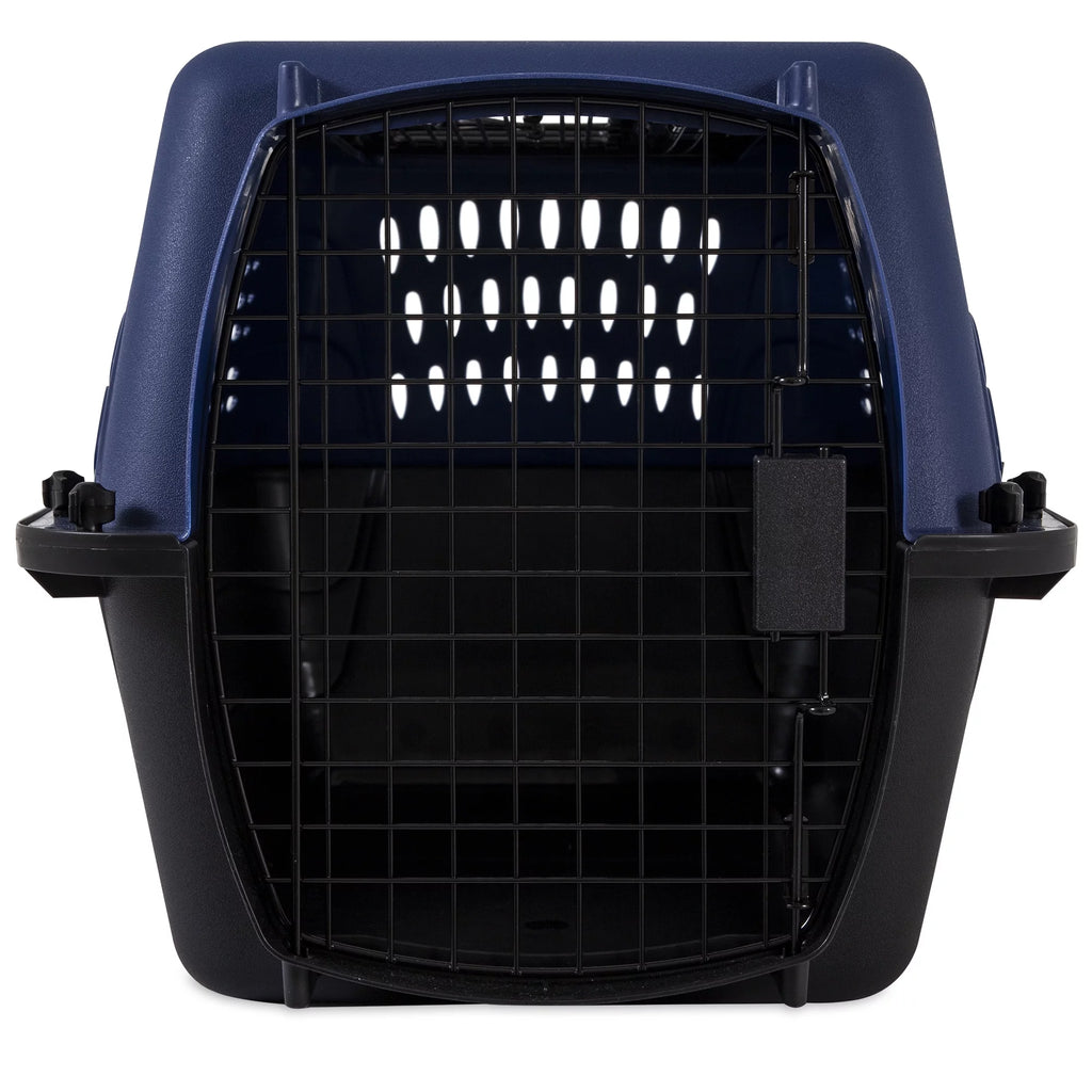 Blue 24 2-Door Plastic Pet Carrier U903