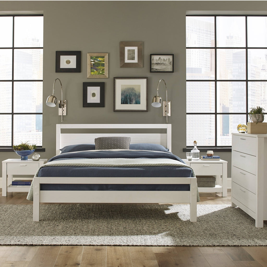 Queen Platform Bed Acacia D20365