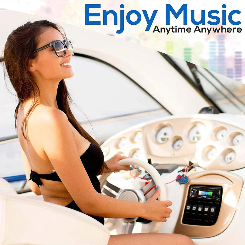 300 W Bluetooth Marine Stereo Receiver & Speaker Kit Z557